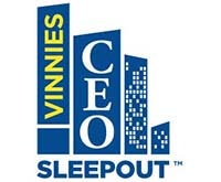 Vinnies CEO Sleepout Logo | Sue Ismiel and Daughters